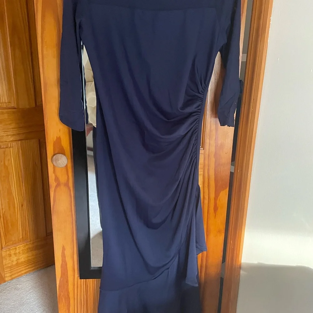 SHEIN Navy Long Sleeve Dress - Picture 1 of 4